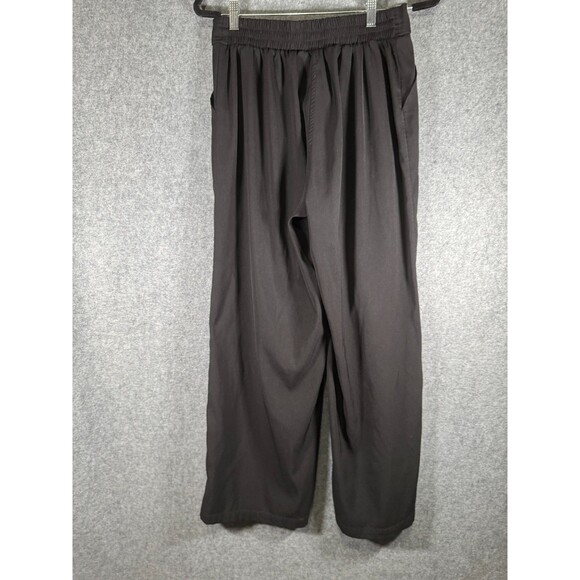 Max Studio Pants Women Large Black Pull On Wide Leg Career Office Professional - Picture 5 of 7
